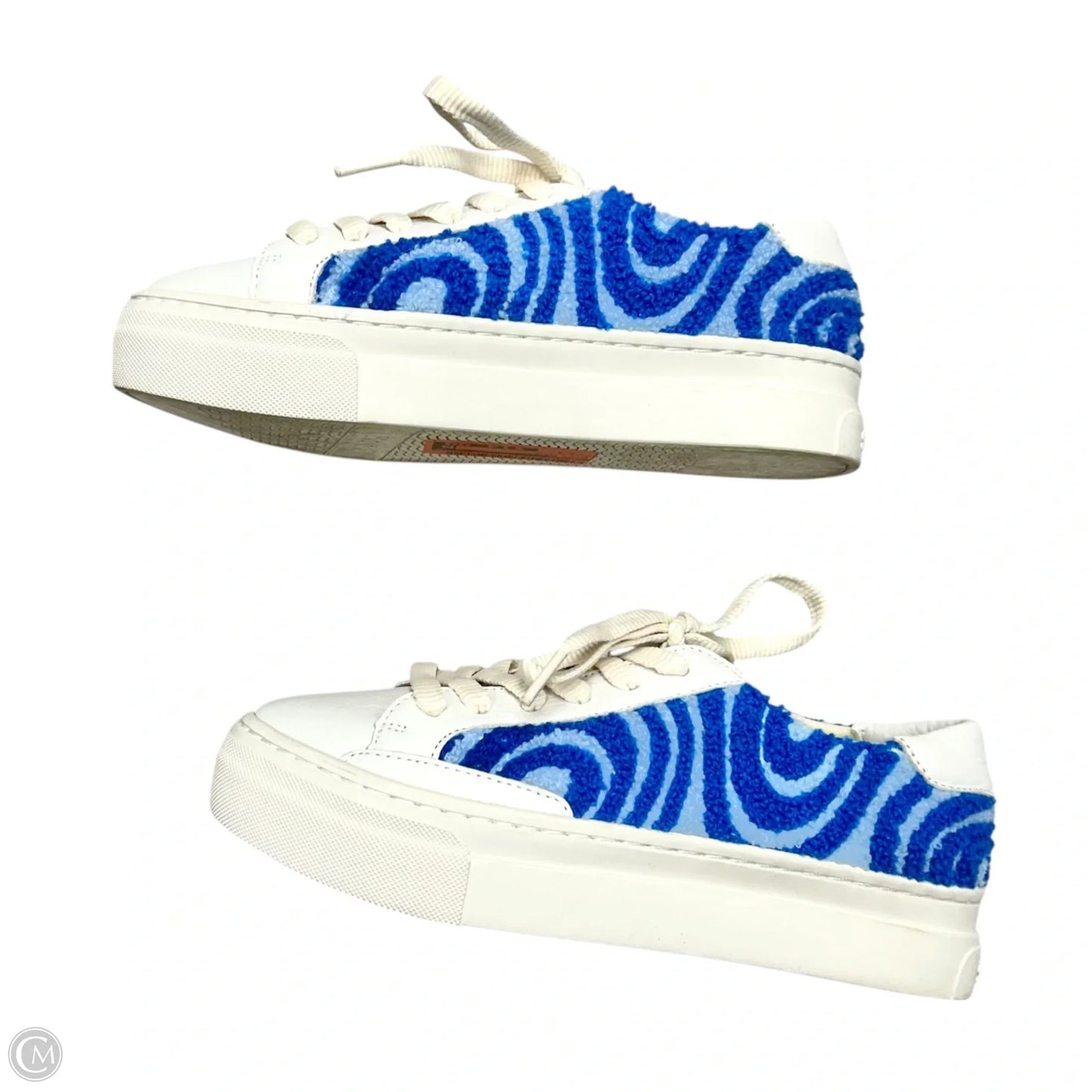 Shoes Sneakers By Soludos In Blue & White, Size: 5.5