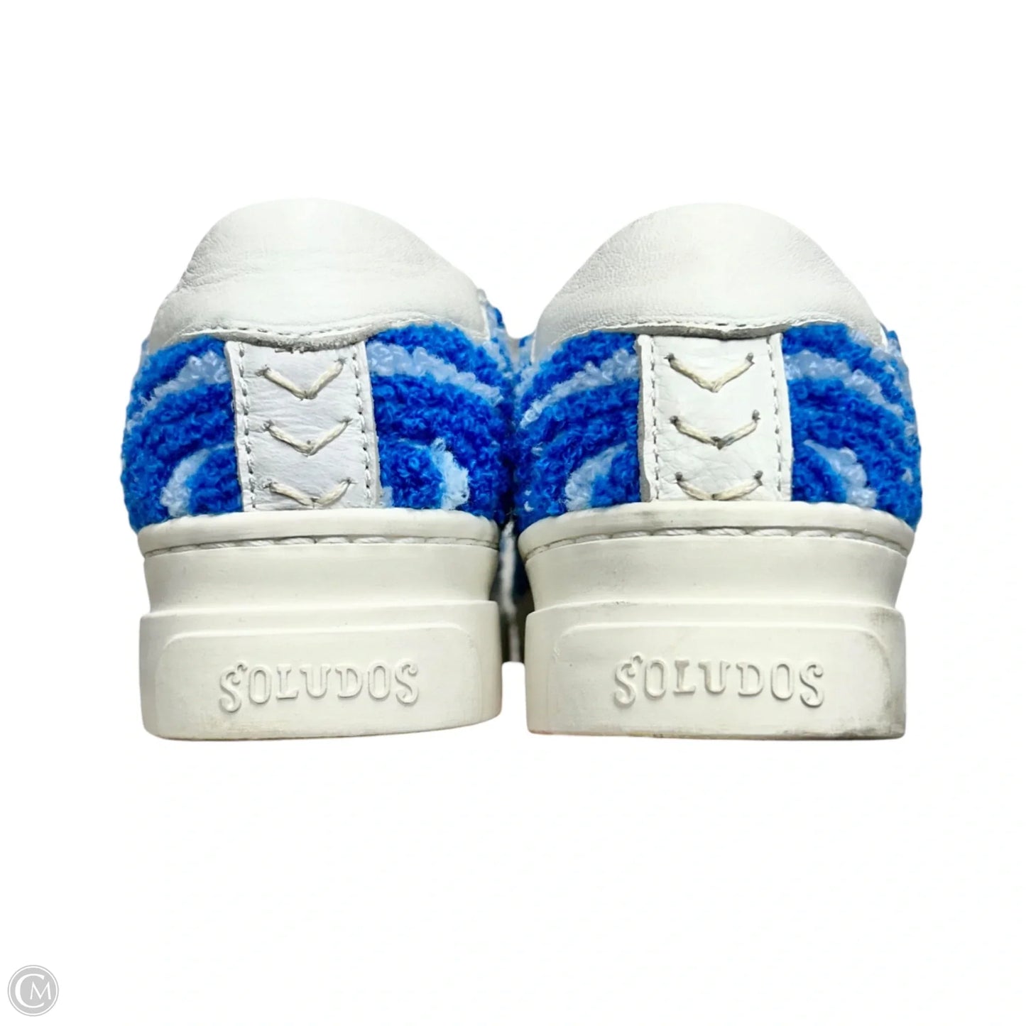 Shoes Sneakers By Soludos In Blue & White, Size: 5.5