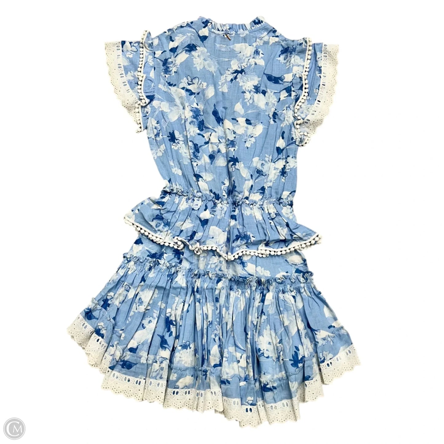 Dress Designer By Misa In Blue & White, Size: Xs