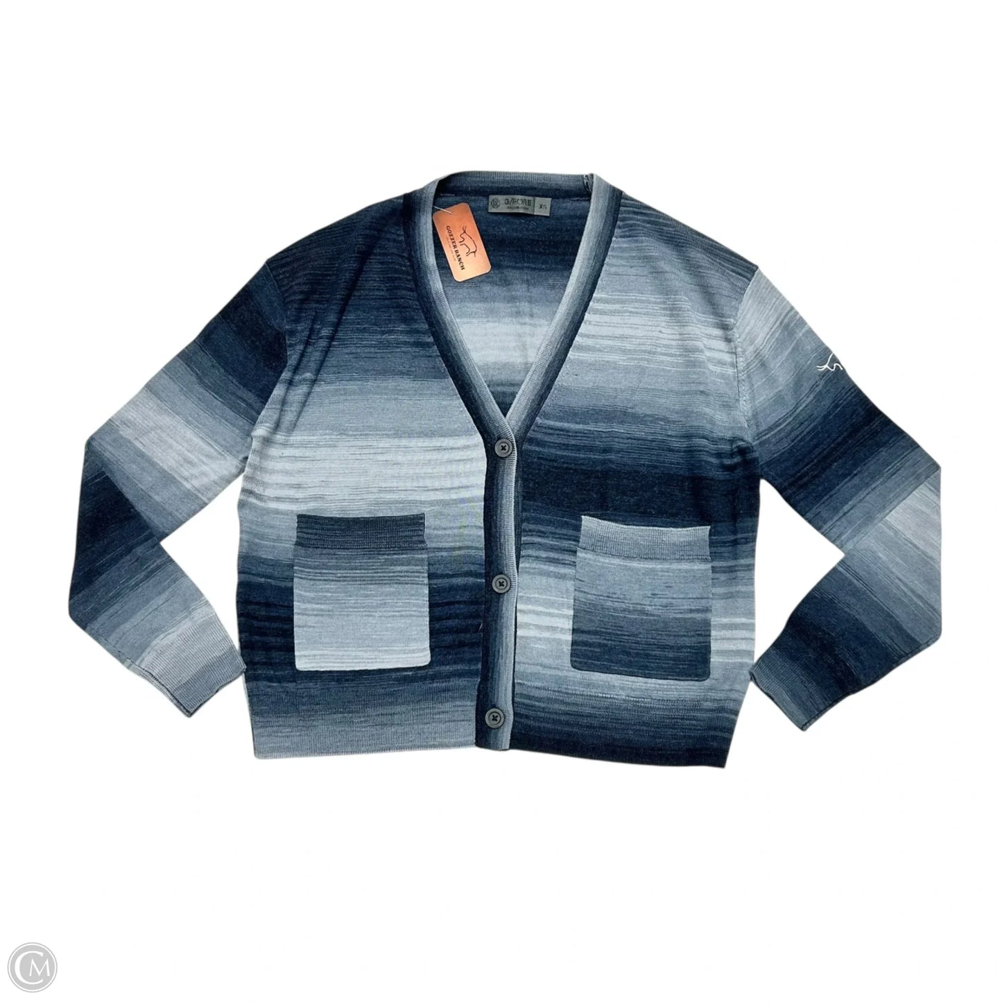 Cardigan By G Fore In Blue, Size: Xs