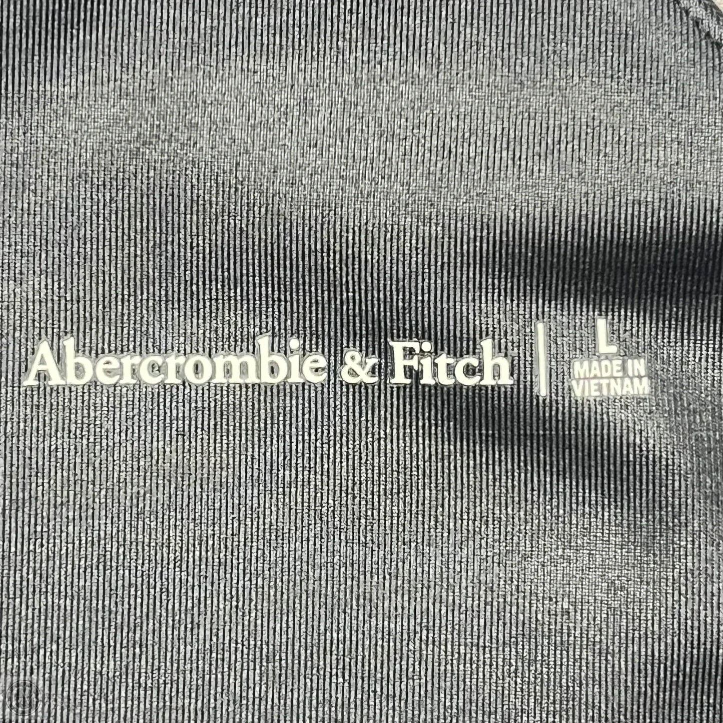 Athletic Bra By Abercrombie And Fitch In Black, Size: L