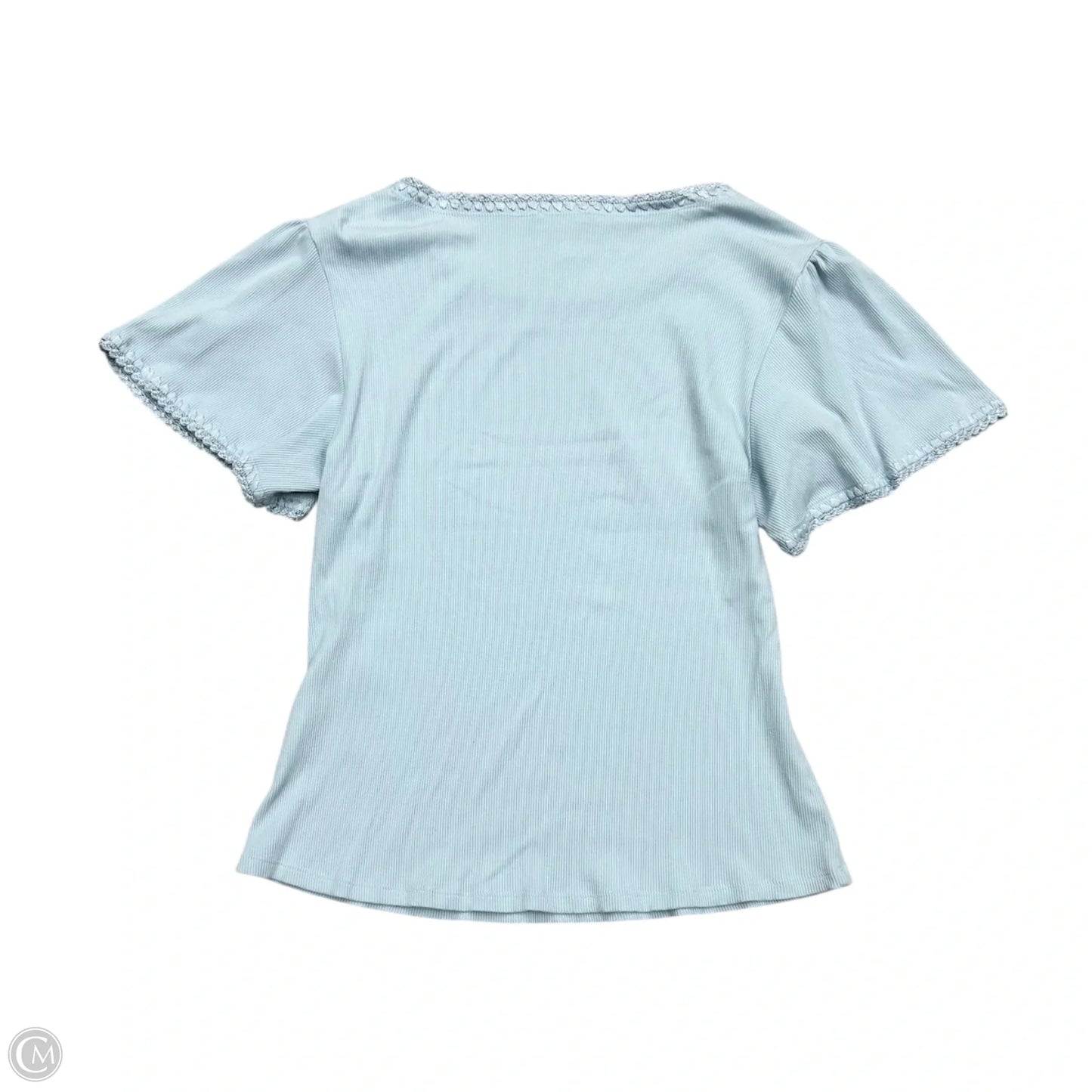 Top Short Sleeve By Elie Tahari In Blue, Size: L