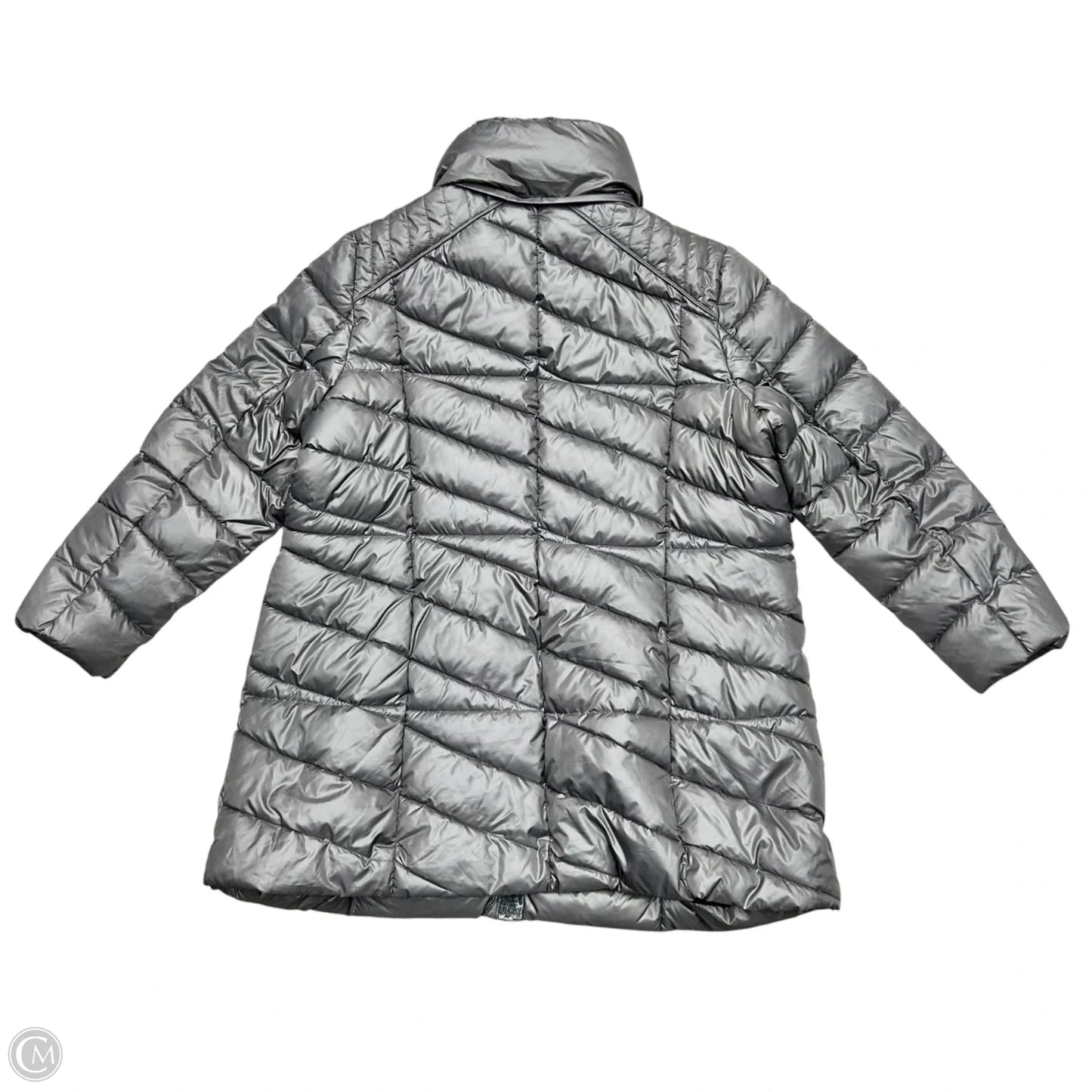 Coat Puffer & Quilted By Marc New York In Grey, Size: 2x