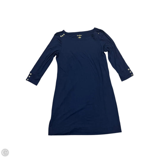 Dress Designer By Lilly Pulitzer In Navy, Size: L