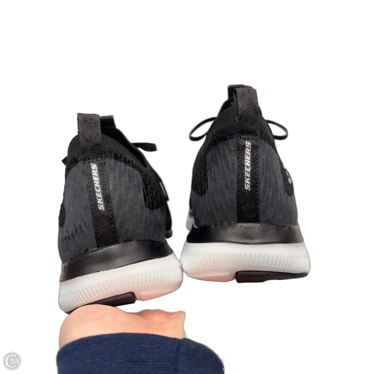 Shoes Athletic By Skechers In Black, Size: 11