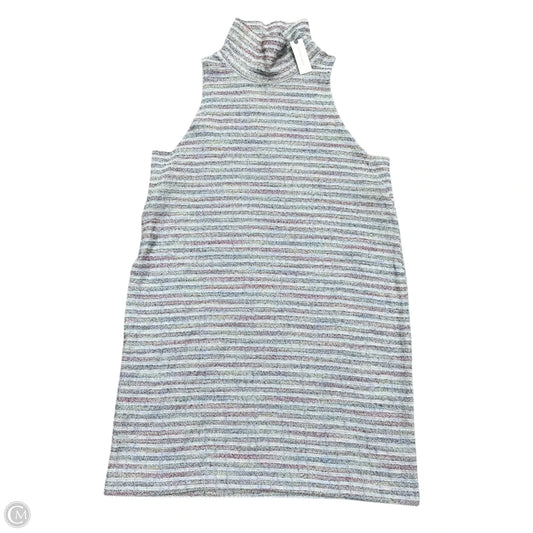 Dress Casual Short By Anthropologie In Blue & White, Size: L