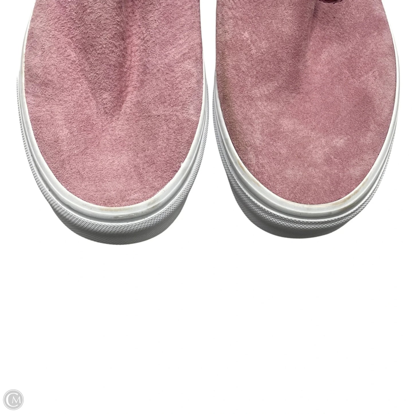 Shoes Sneakers By Vans In Grey & Pink, Size: 11