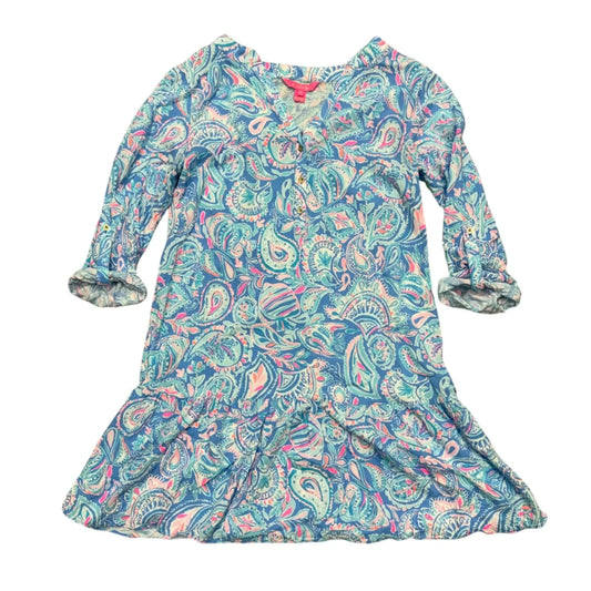 Dress Designer By Lilly Pulitzer In Blue & Pink, Size: M