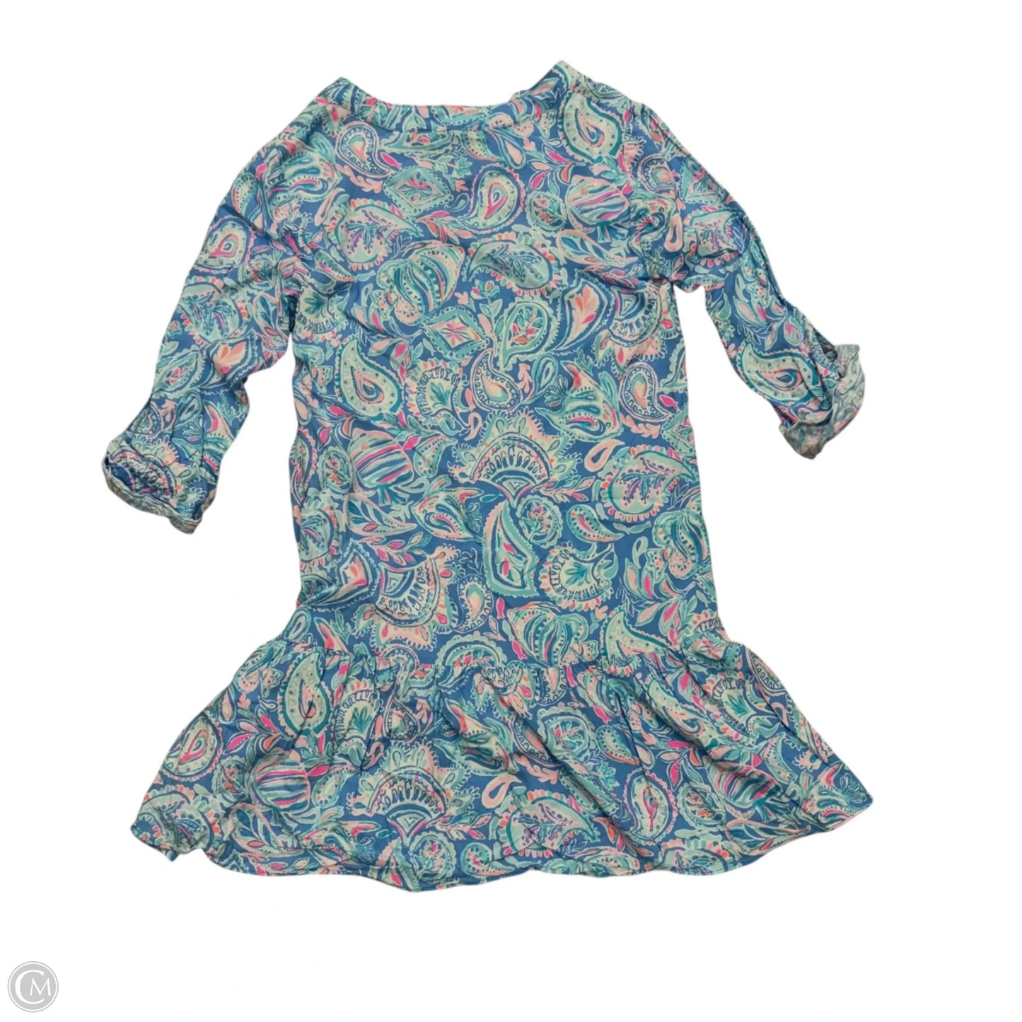 Dress Designer By Lilly Pulitzer In Blue & Pink, Size: M
