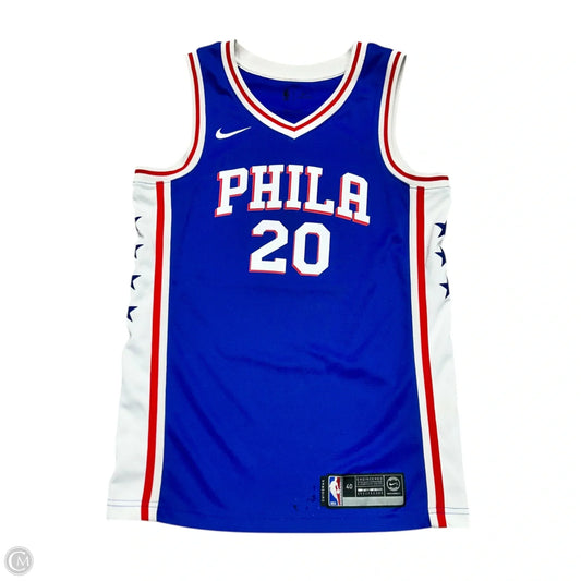 Athletic Tank Top By Nike Apparel In Blue, Size: S