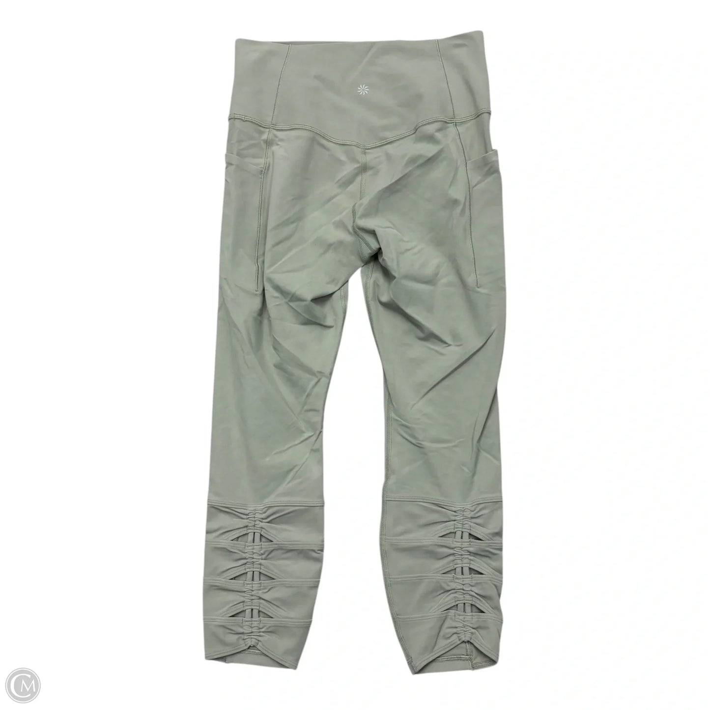 Athletic Leggings By Athleta In Green, Size: M