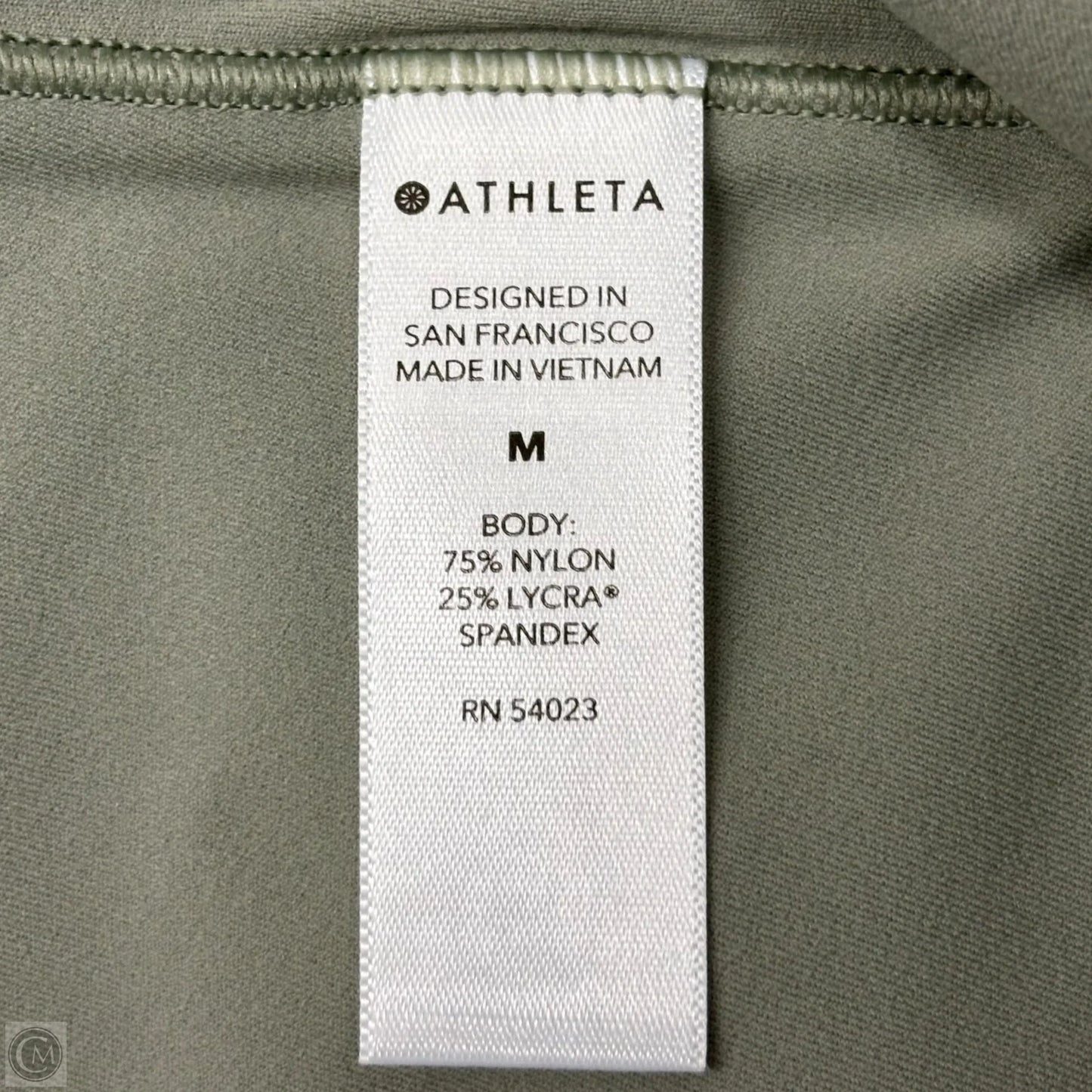 Athletic Leggings By Athleta In Green, Size: M