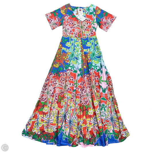 Dress Party Long By Anthropologie In Multi-colored, Size: Xsp