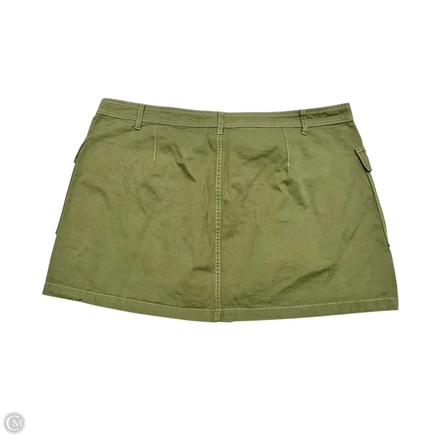 Skirt Mini & Short By Cider In Green, Size: 3x