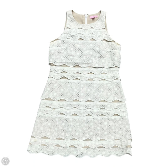 Dress Designer By Lilly Pulitzer In Cream & White, Size: S
