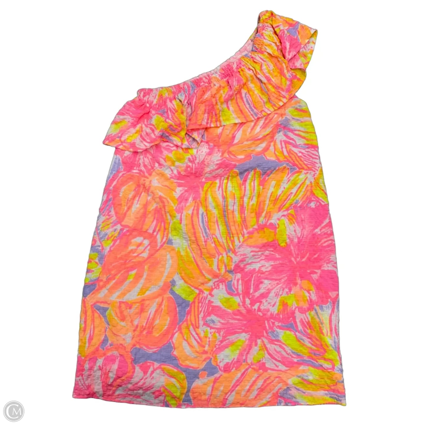 Dress Designer By Lilly Pulitzer In Pink & Yellow, Size: Xs