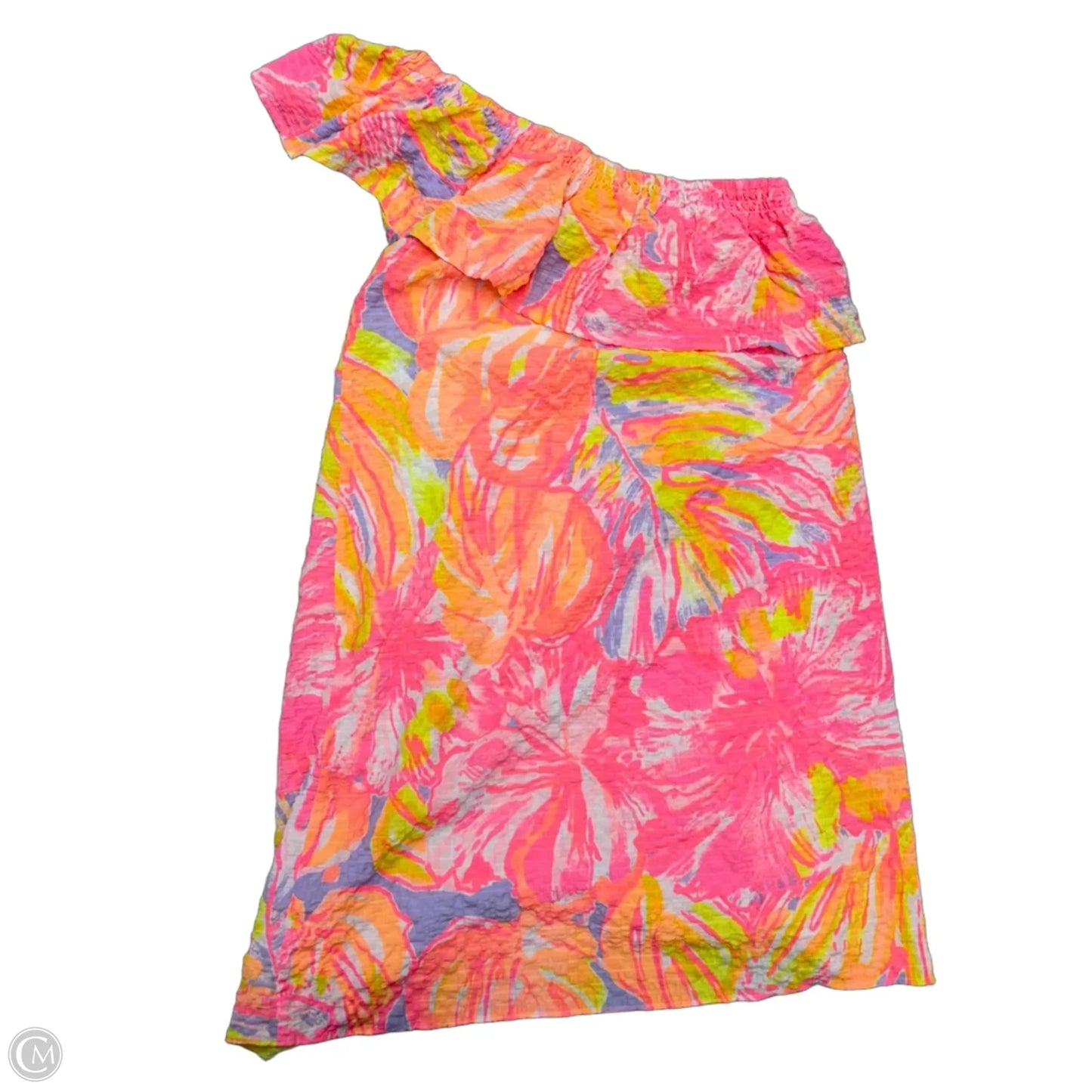 Dress Designer By Lilly Pulitzer In Pink & Yellow, Size: Xs