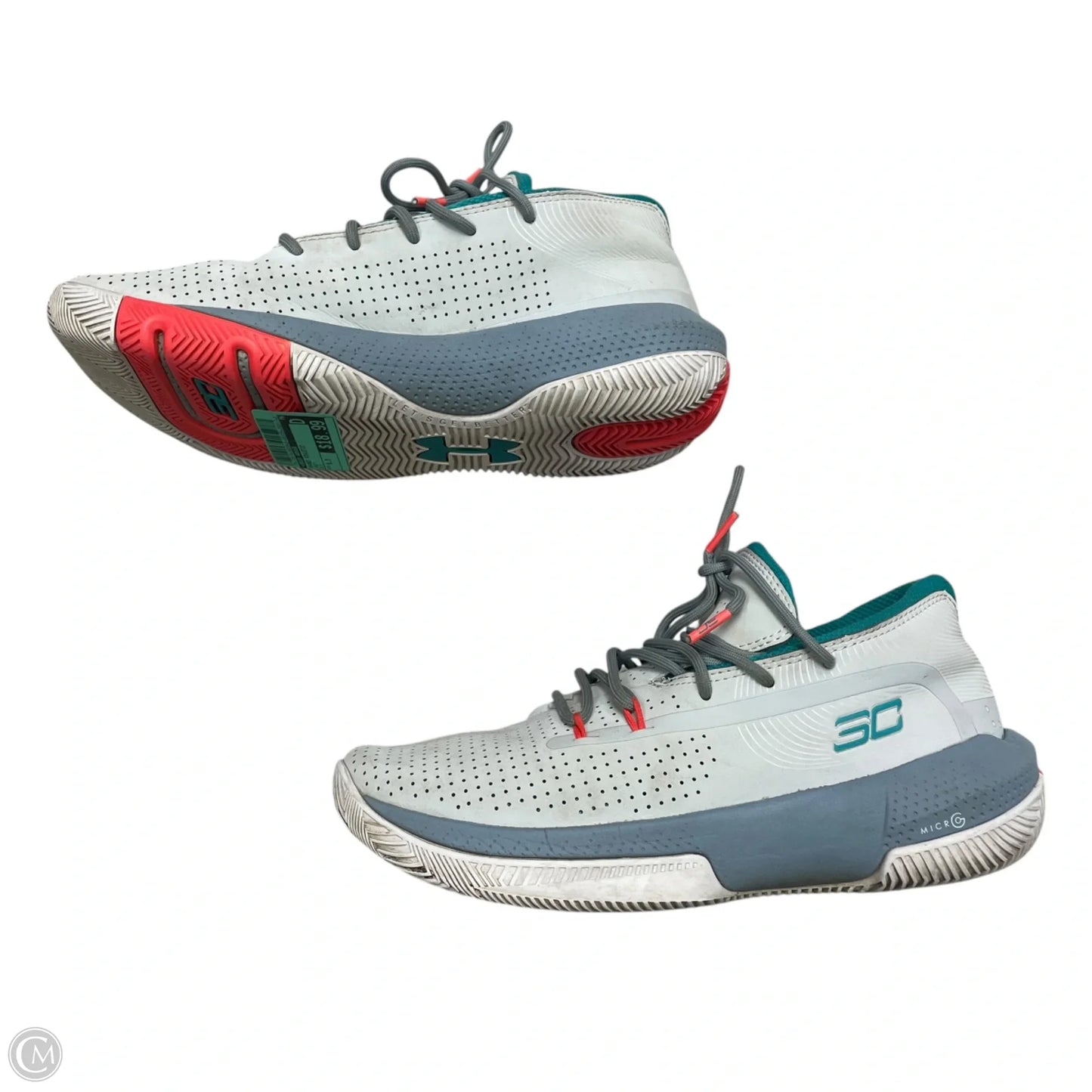 Shoes Athletic By Under Armour In Grey, Size: 8.5