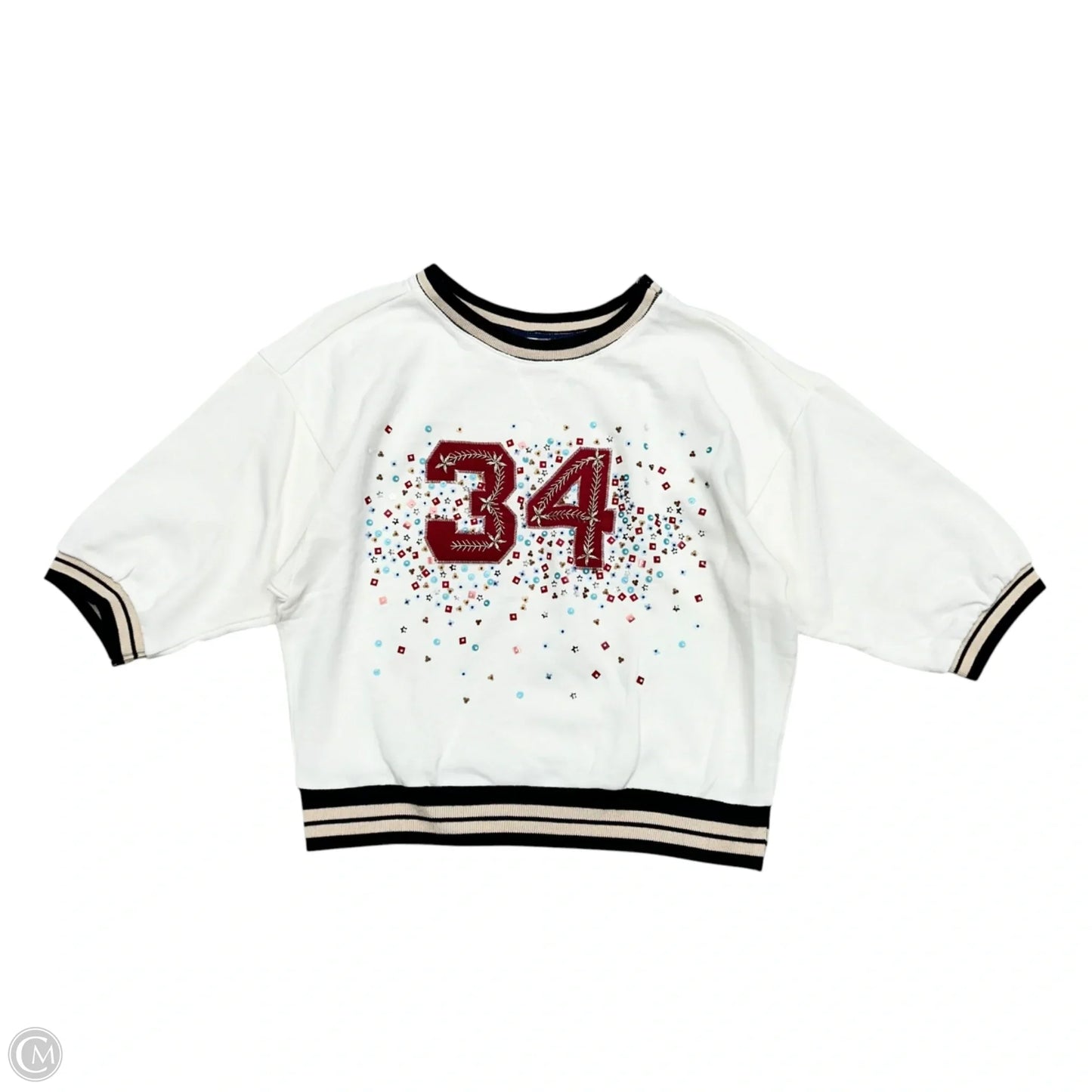 Top Short Sleeve By Pilcro In White, Size: S