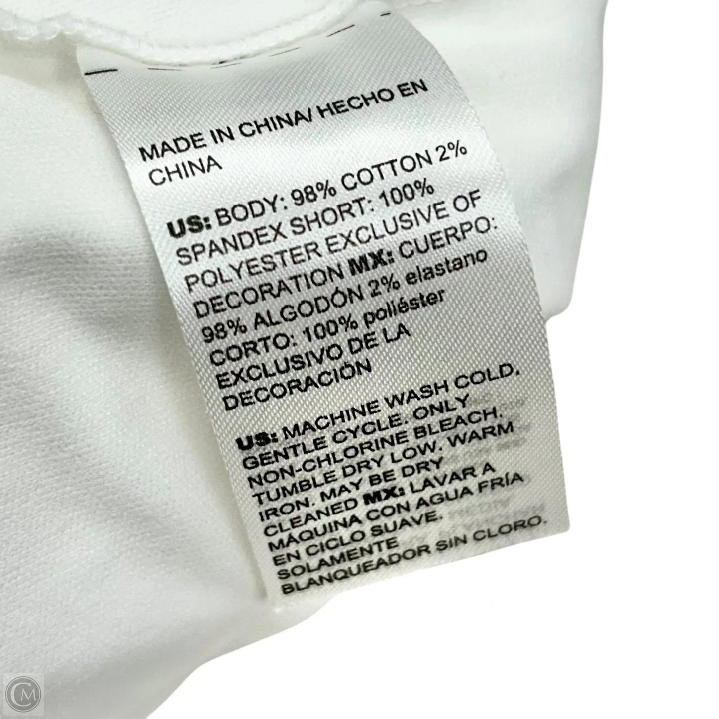 Skirt Mini & Short By Chicos In White, Size: 12