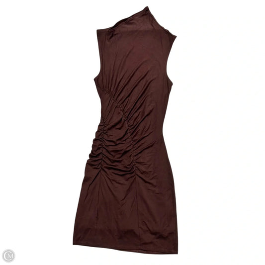 Dress Party Midi By Anthropologie In Brown, Size: Xs