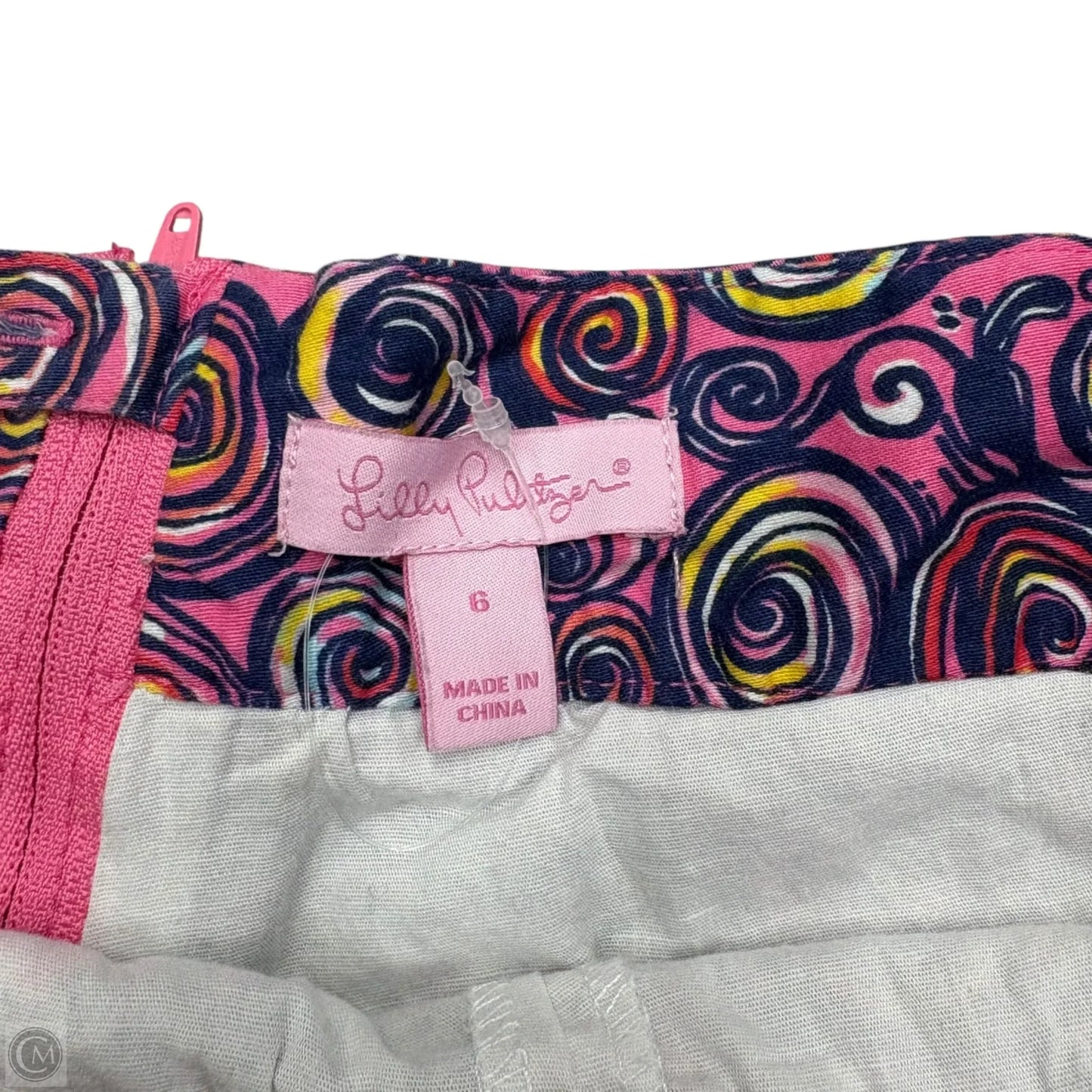 Skort Designer By Lilly Pulitzer In Pink & Purple, Size: 6