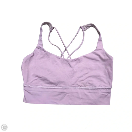 Athletic Bra By Lululemon In Purple, Size: M