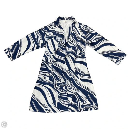 Jacket Other By Inc In Blue & White, Size: 3x