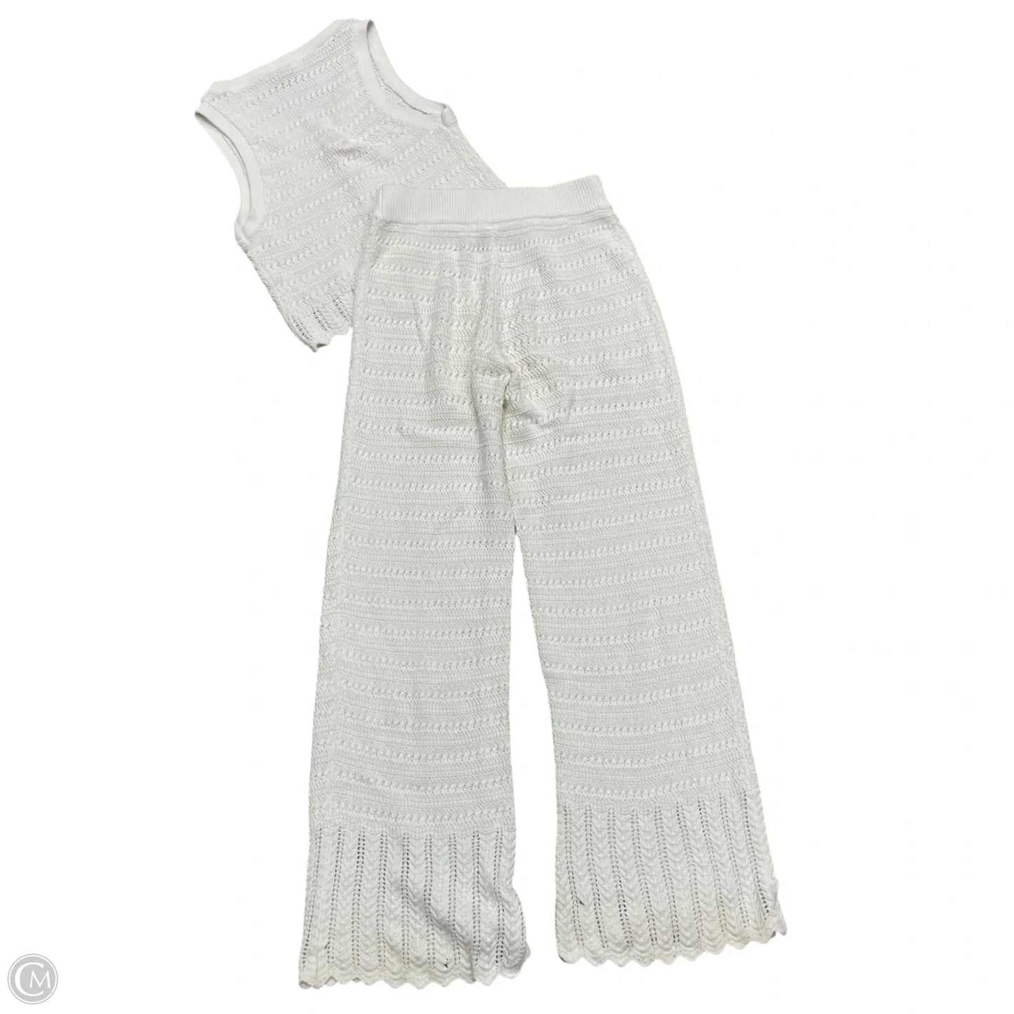 Pants Set 2pc By Abercrombie And Fitch In Ivory, Size: Xs