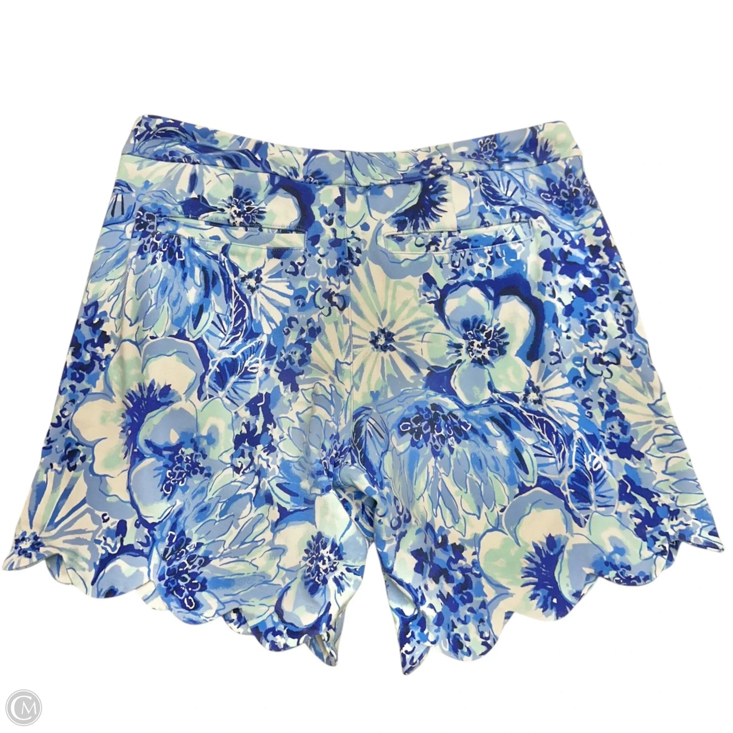 Shorts Designer By Lilly Pulitzer In Blue & White, Size: 4