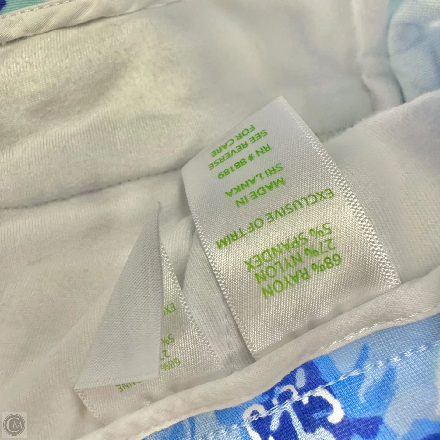 Shorts Designer By Lilly Pulitzer In Blue & White, Size: 4