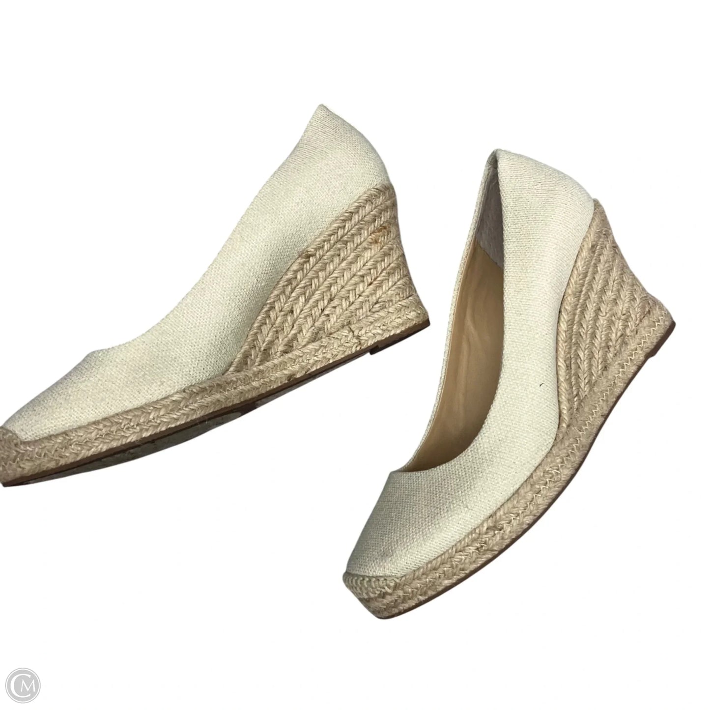 Shoes Heels Wedge By J. Crew In Tan, Size: 9