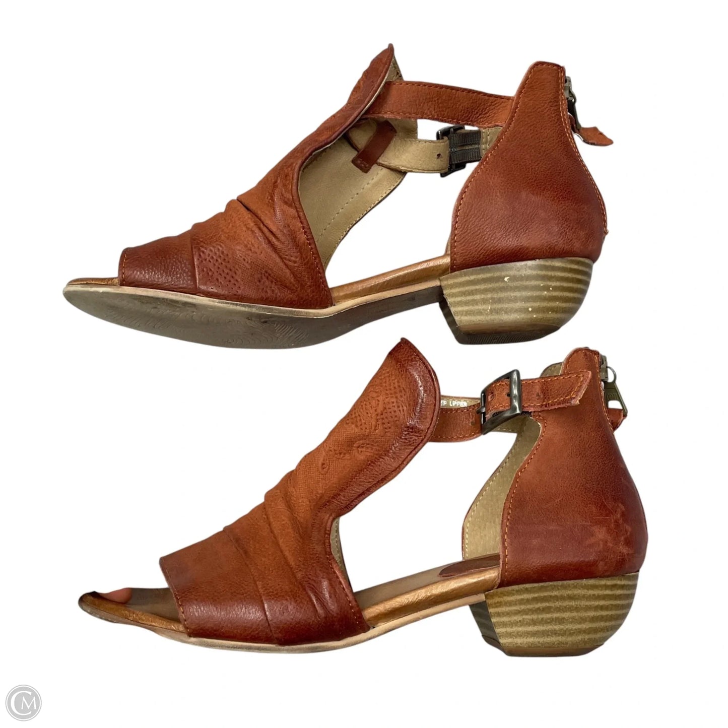 Sandals Flats By Miz Mooz In Brown, Size: 7.5