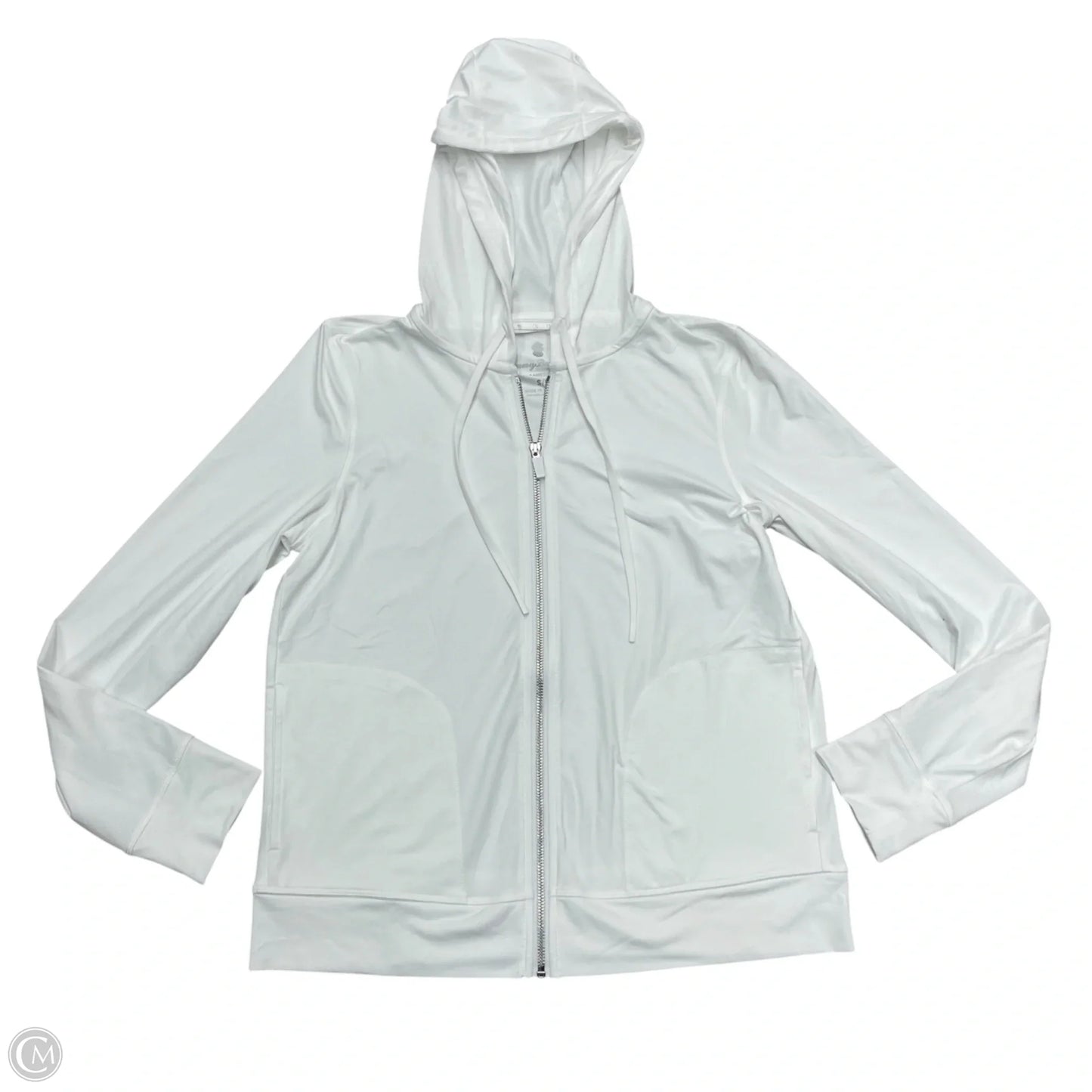 Athletic Jacket By Tommy Bahama In White, Size: S