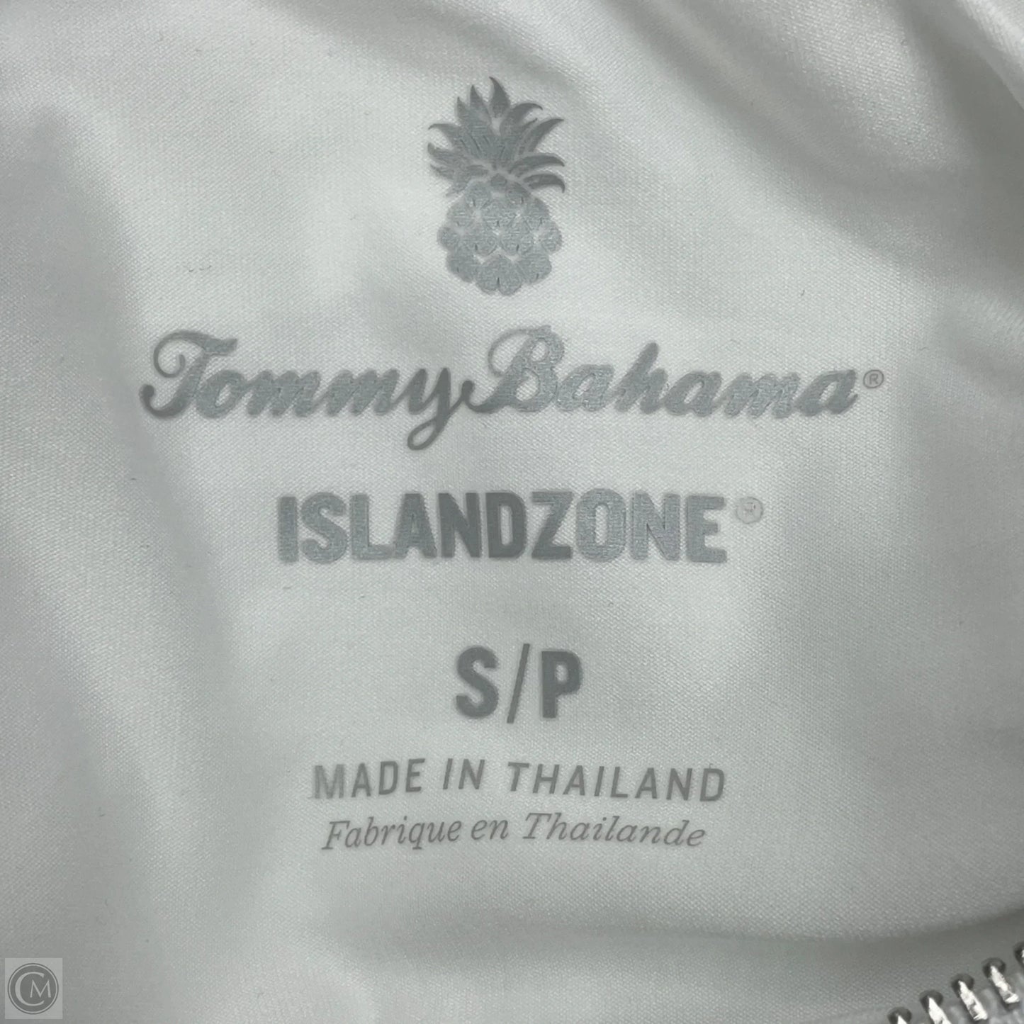 Athletic Jacket By Tommy Bahama In White, Size: S