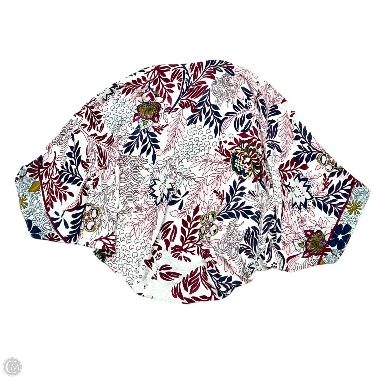 Kimono By Anthropologie In Purple & White, Size: Osfm