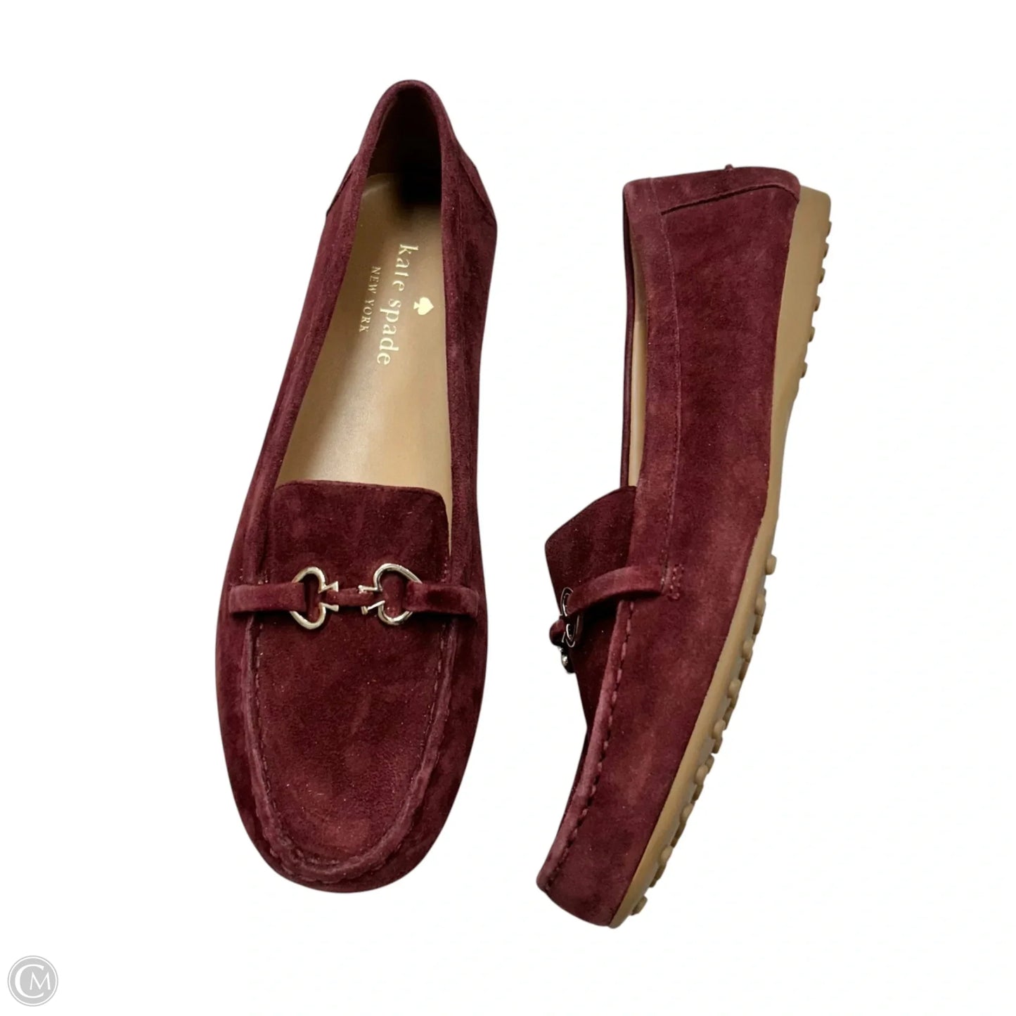 Shoes Designer By Kate Spade In Maroon, Size: 8.5