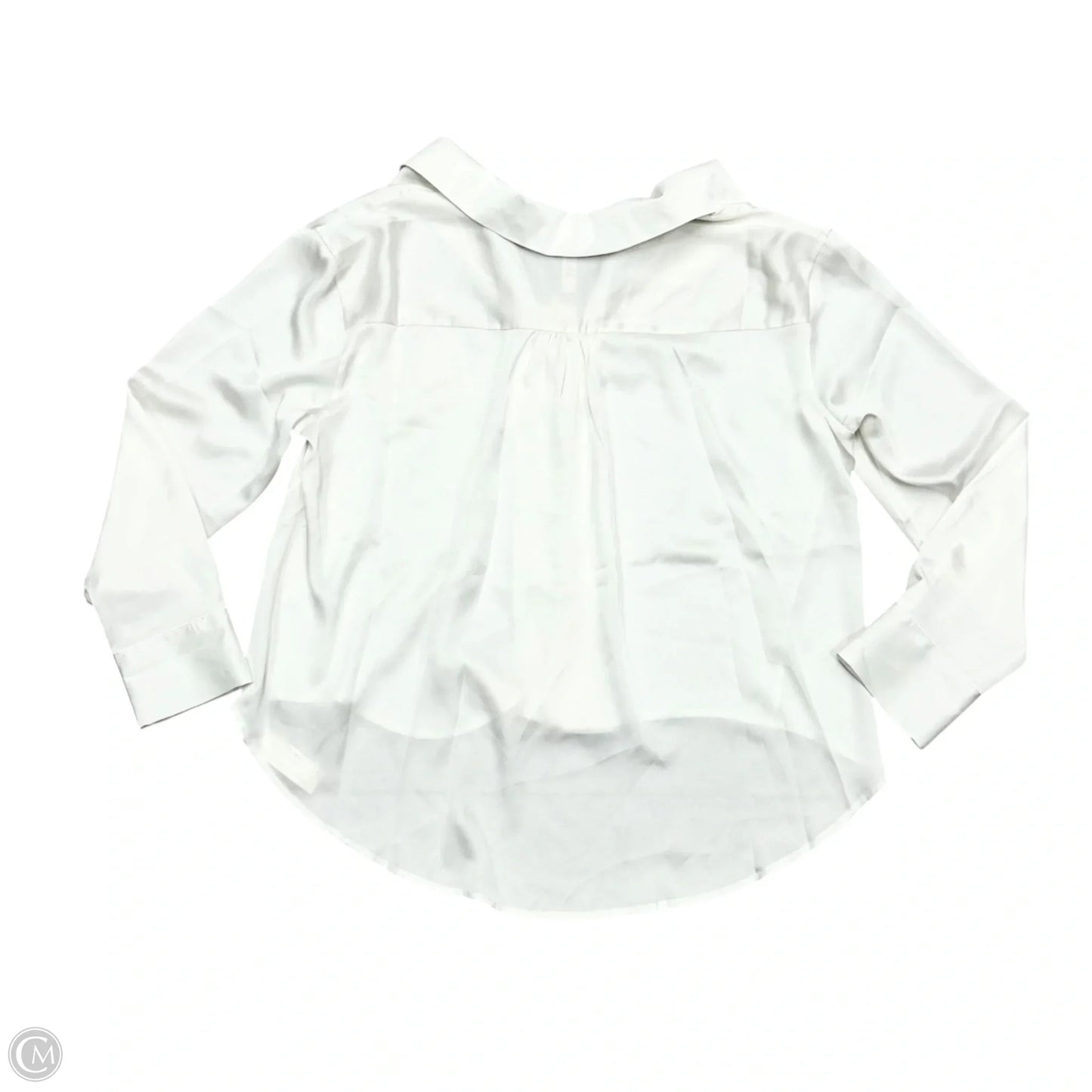 Blouse Long Sleeve By For Love & Lemons In White, Size: M