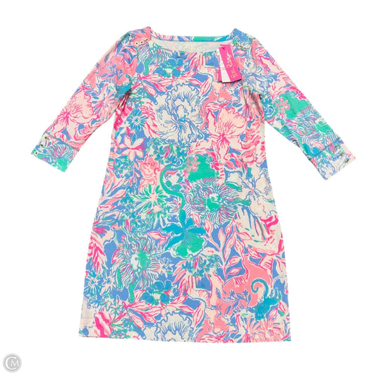 Dress Designer By Lilly Pulitzer In Blue & Pink, Size: Xl