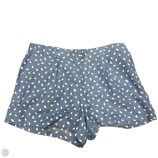 Shorts By Loft In Blue & White, Size: L
