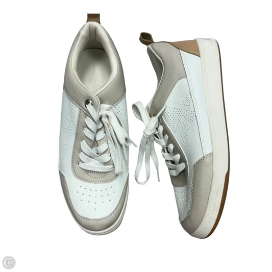 Shoes Sneakers By Universal Thread In Tan & White, Size: 8