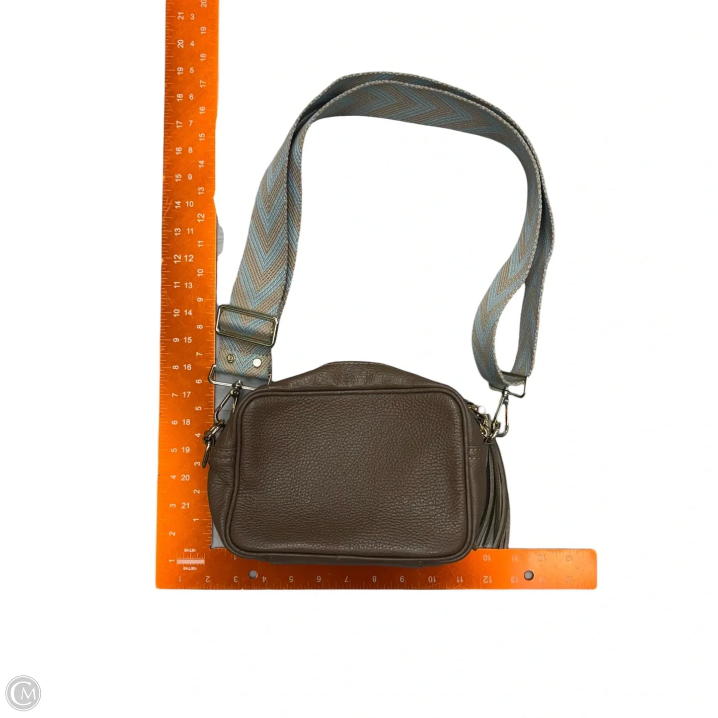 Crossbody Leather By Elie Beaumont, Size: Small