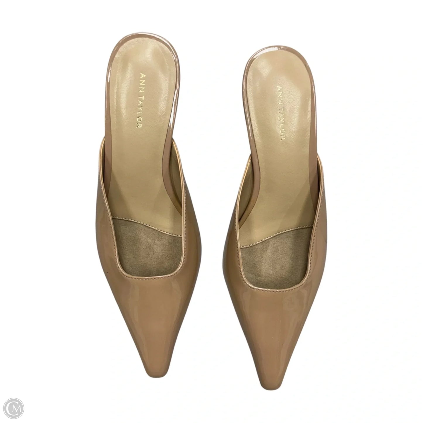 Shoes Heels Kitten By Ann Taylor In Tan, Size: 5.5