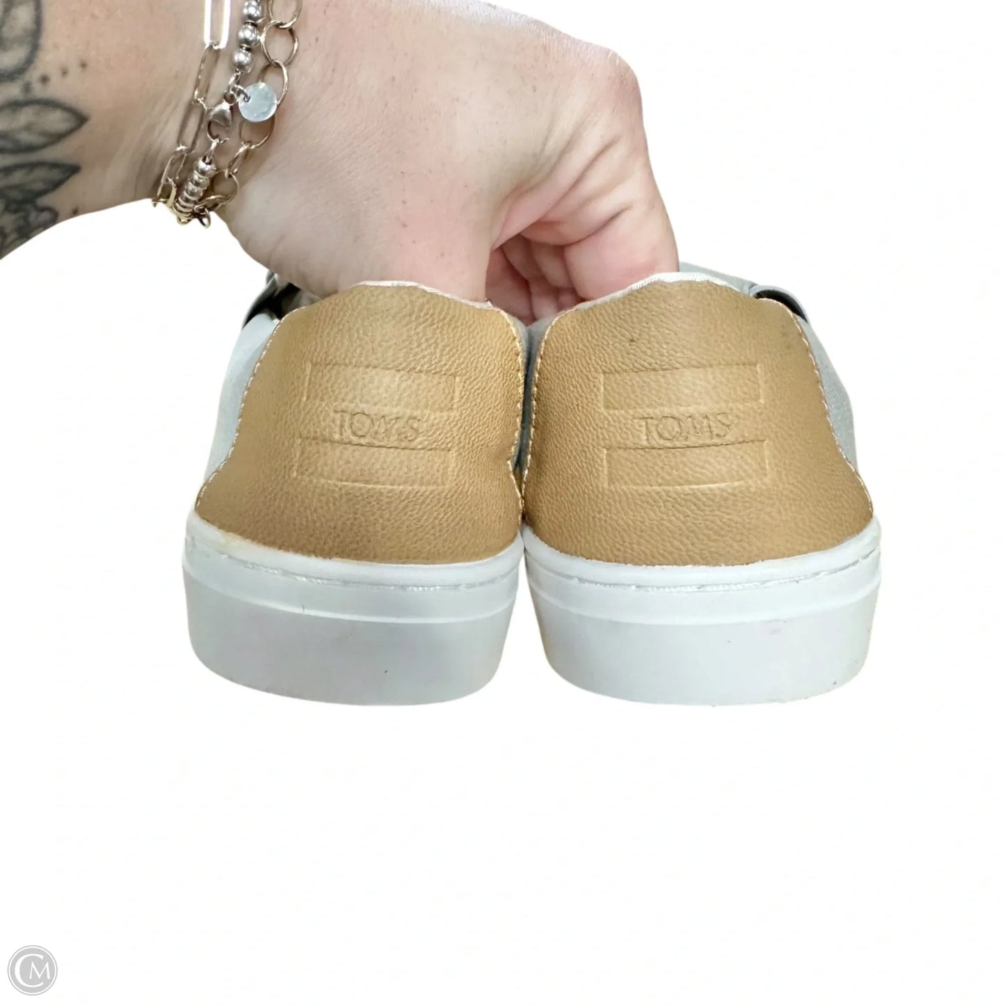 Shoes Sneakers By Toms In Grey, Size: 9