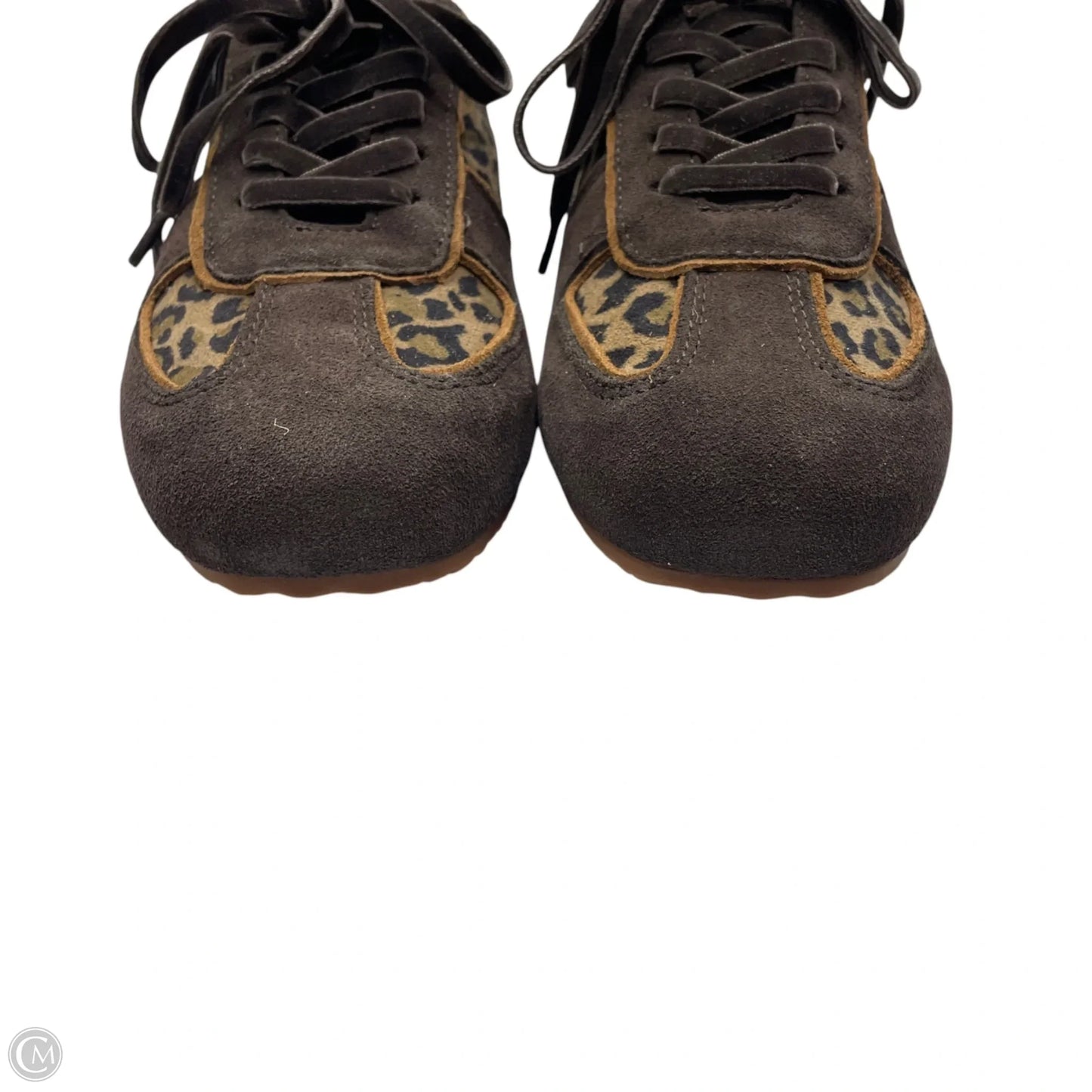 Shoes Sneakers By Kelsi Dagger In Brown & Cream, Size: 7.5