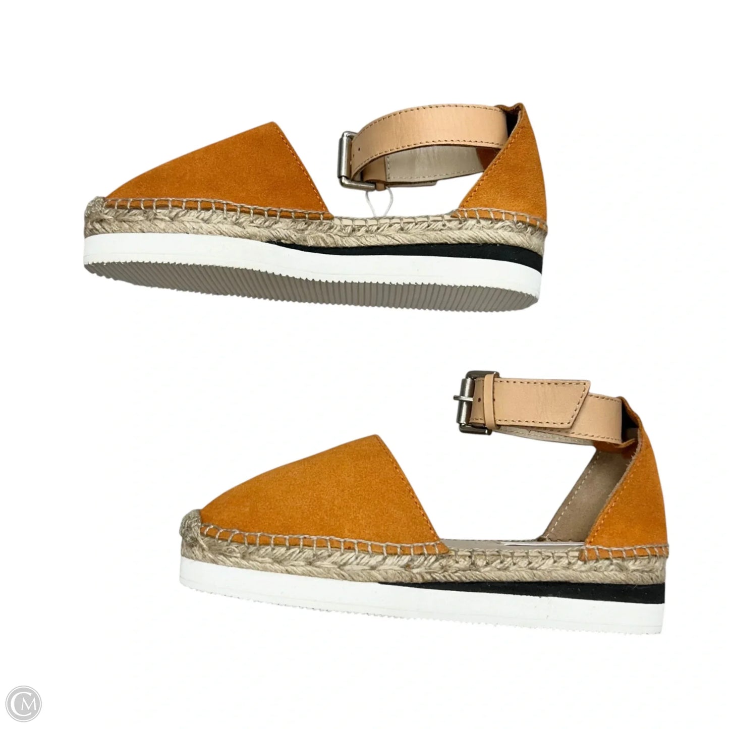 Sandals Designer By See By Chloe In Orange, Size: 6.5