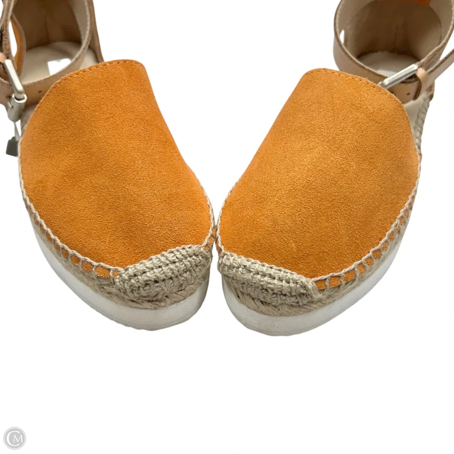 Sandals Designer By See By Chloe In Orange, Size: 6.5