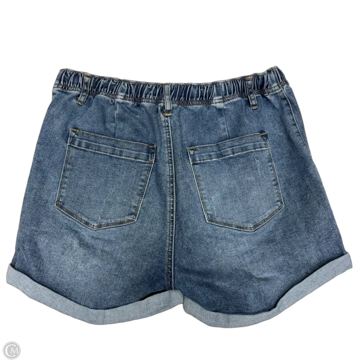 Shorts By Judy Blue In Blue Denim, Size: Xl