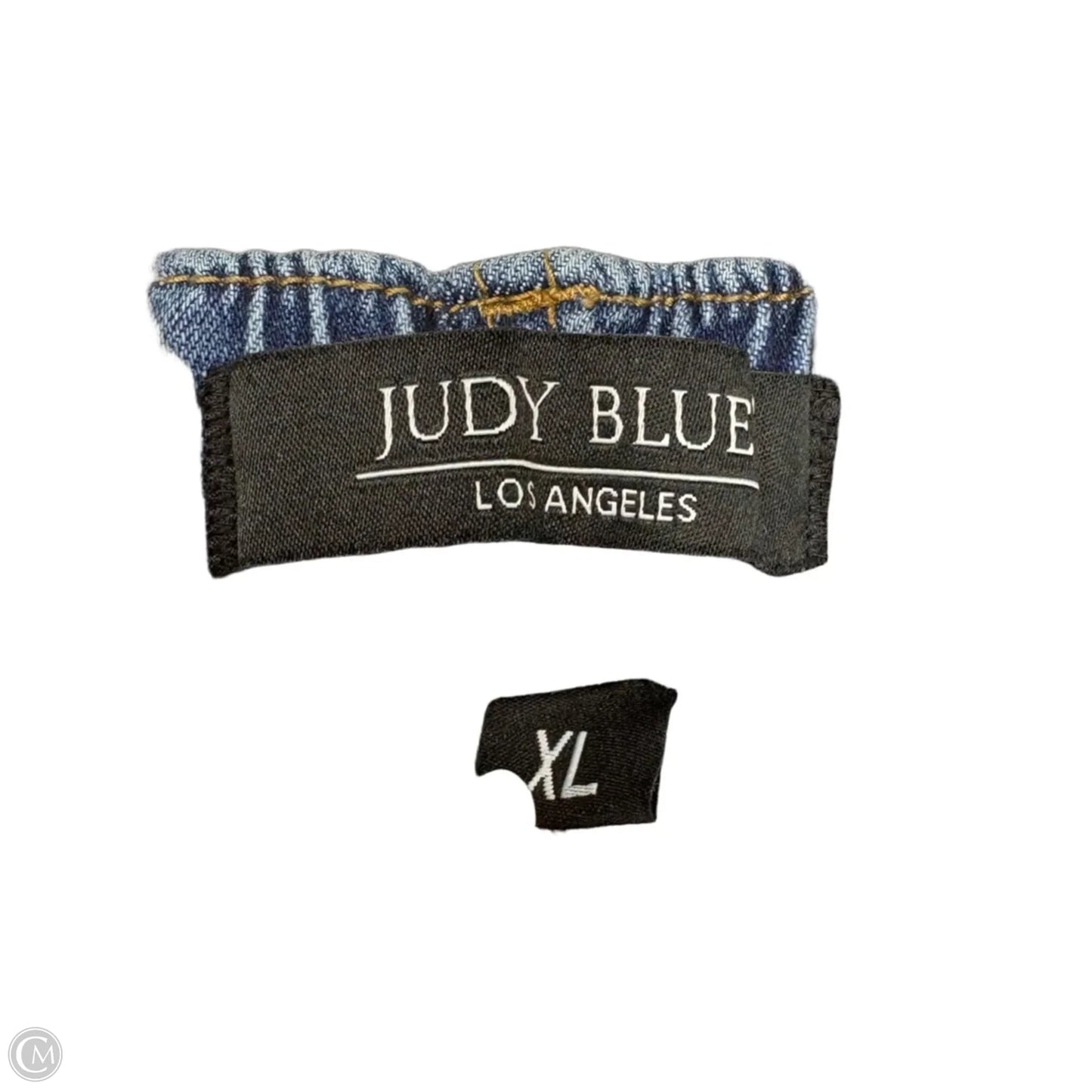 Shorts By Judy Blue In Blue Denim, Size: Xl