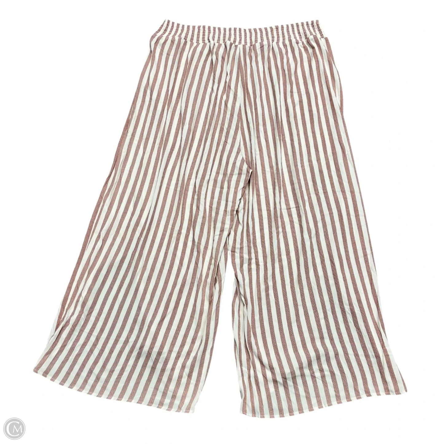 Pants Wide Leg By Torrid In Red & Tan, Size: 3x